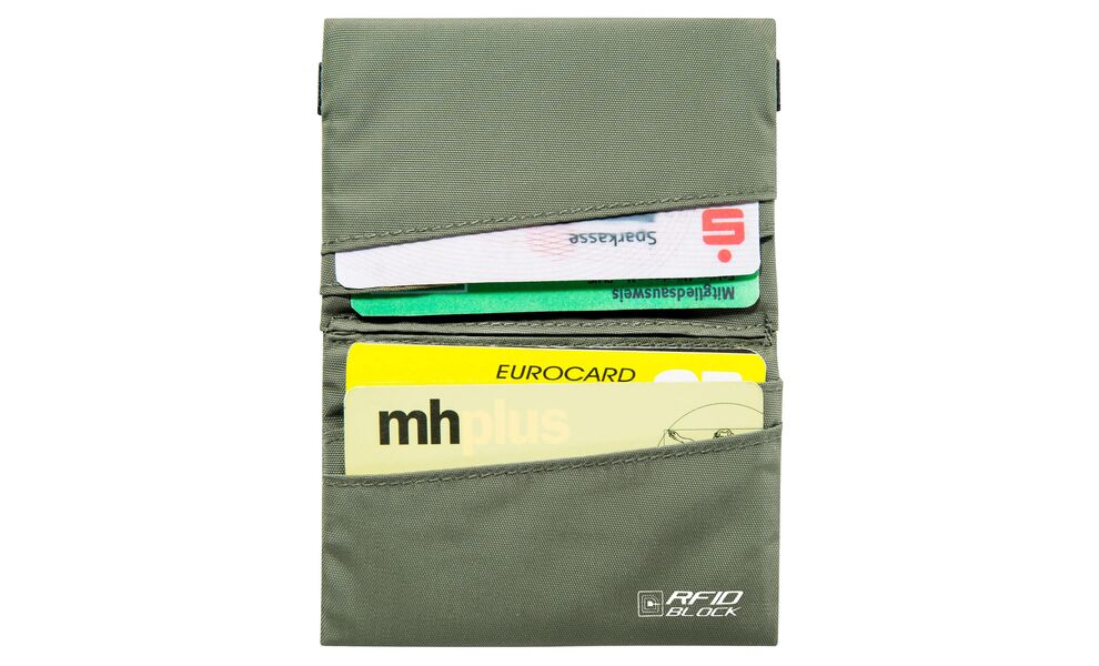 Гаманець-картхолдер з захистом для карток Tatonka Card Holder RFID Block (Black), зображення 4