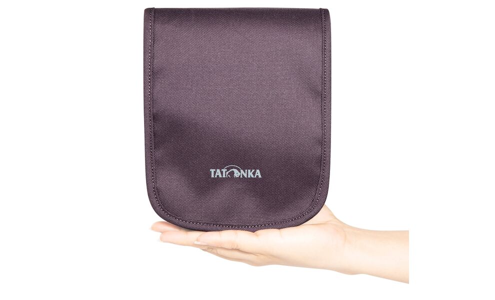 Туристичний гаманець на шию з захистом для карток Tatonka Hang Loose RFID Block (Midnight Plum), Колір виробника: Midnight Plum, зображення 5