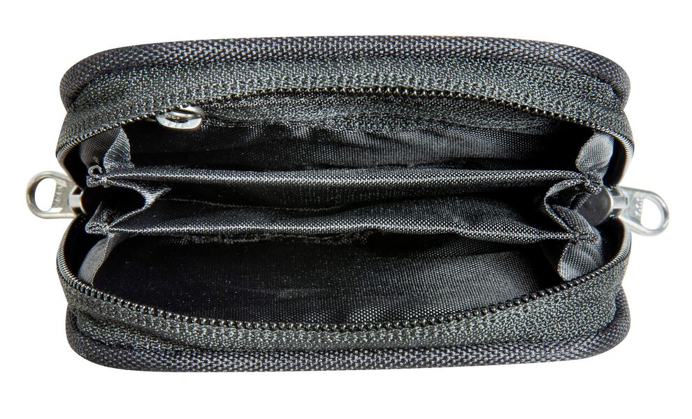 Гаманець на блискавці з захистом для карток Tatonka Plain Wallet RFID Block (Black), Колір виробника: Black, зображення 5