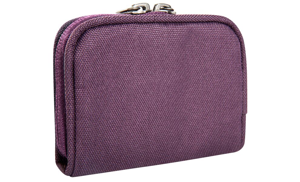 Гаманець на блискавці з захистом для карток Tatonka Plain Wallet RFID Block (Midnight Plum), Колір виробника: Midnight Plum, зображення 4
