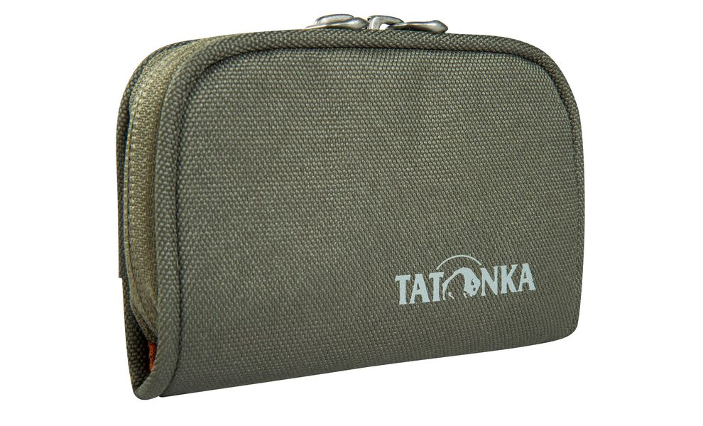 Гаманець на блискавці з захистом для карток Tatonka Plain Wallet RFID Block (Olive), Колір виробника: Olive, зображення 3