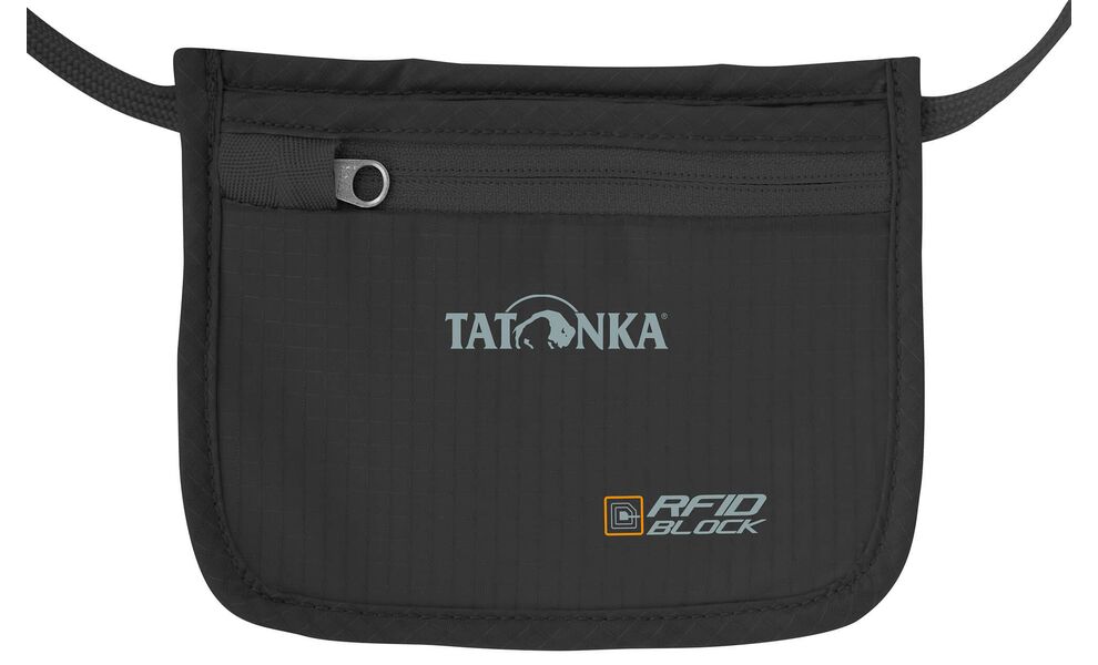 Туристичний натільний гаманець на шию з захистом для карток Tatonka Skin ID Pocket RFID B (Black), Колір виробника: Black, зображення 3