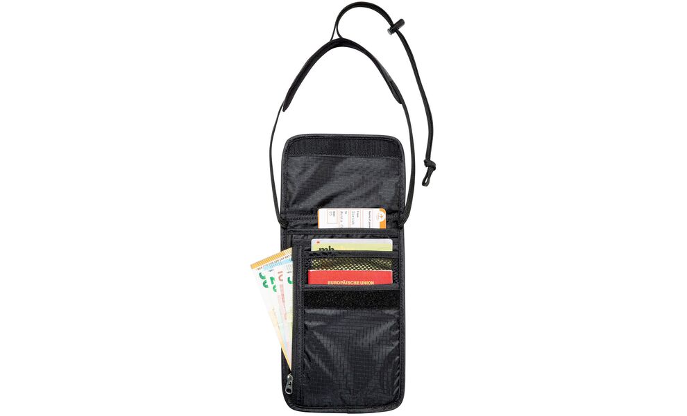 Туристичний натільний гаманець на шию Tatonka Skin Neck Pouch (Black), Колір виробника: Black, зображення 4