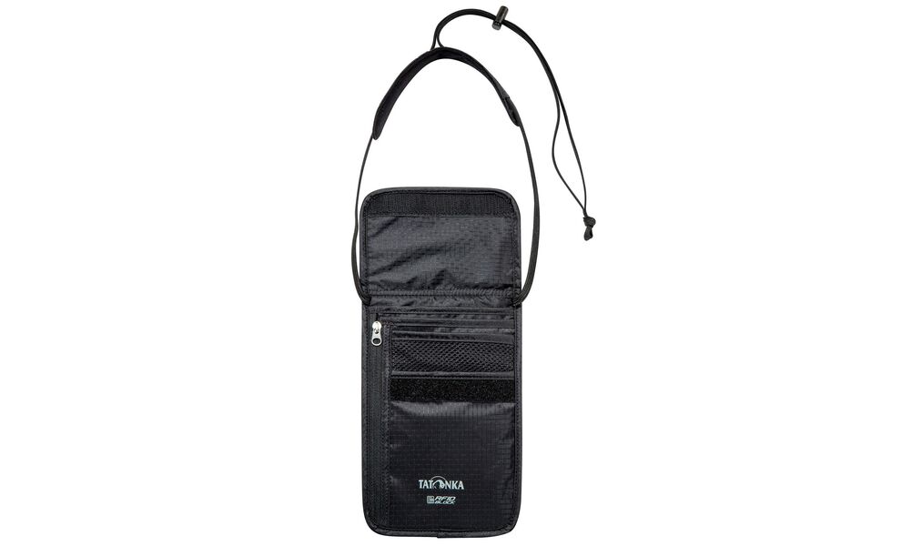 Туристичний натільний гаманець на шию з захистом для карток Tatonka Skin Neck Pouch RFID B (Natural), Колір виробника: Natural, зображення 3