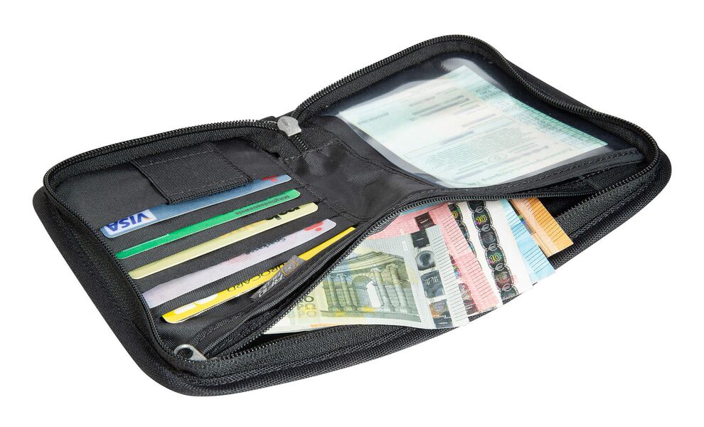 Туристичний гаманець з захистом для карток Tatonka Travel Zip M RFID Block (Black), Колір виробника: Black, зображення 8