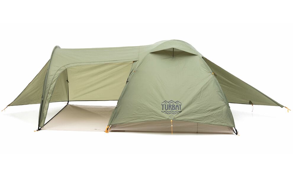 3-місний намет Turbat Borzhava XL 3 Alu (Iguana Green): двошаровий, з тамбуром, Кількість місць: 3, Колір: Iguana Green, зображення 19