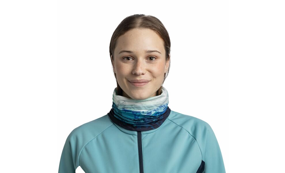 Шарф-труба BUFF® Original EcoStretch (Dryen Blue), Колір виробника: Dryen Blue, зображення 3