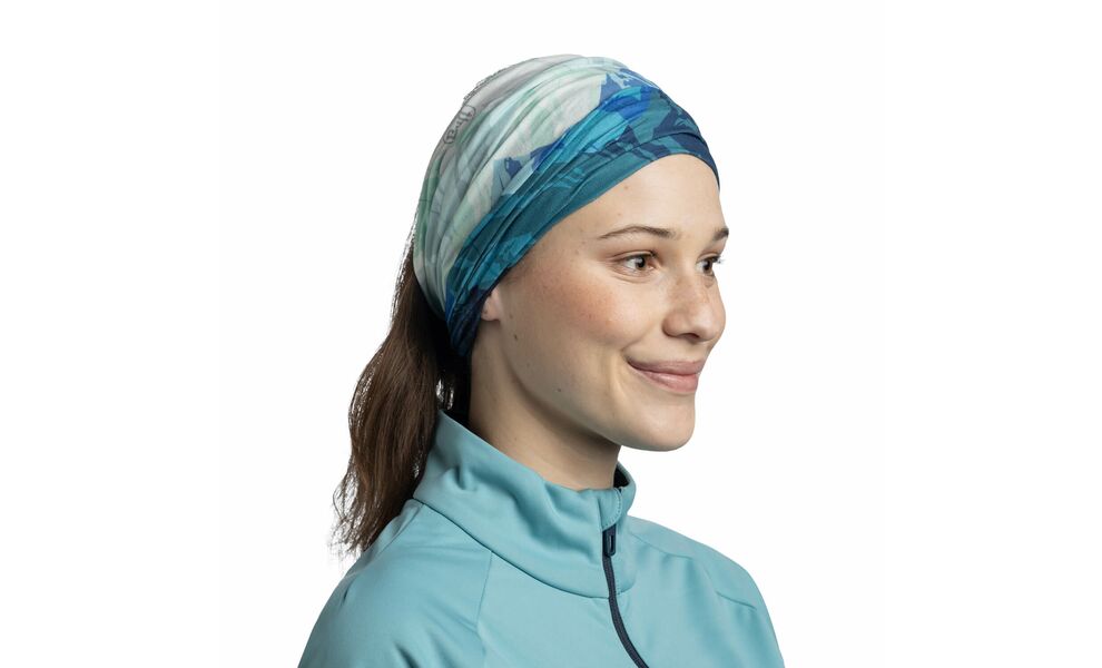 Шарф-труба BUFF® Original EcoStretch (Dryen Blue), Колір виробника: Dryen Blue, зображення 4