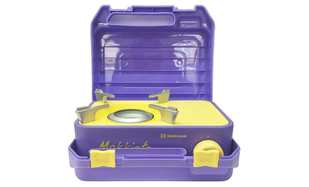 Туристична газова плитка BaseCamp Camping Stove Mokkiata (Blueberry) для цангових балонів, Колір виробника: Blueberry, зображення 3