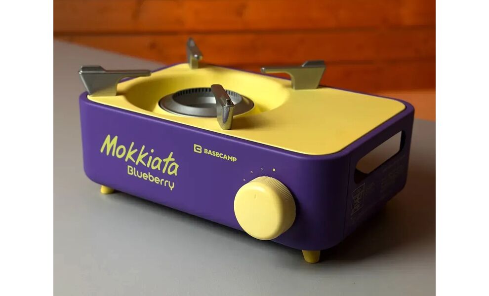 Туристична газова плитка BaseCamp Camping Stove Mokkiata (Blueberry) для цангових балонів, Колір виробника: Blueberry, зображення 8