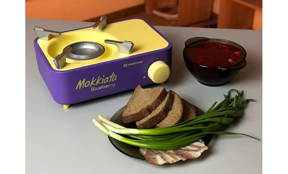 Туристична газова плитка BaseCamp Camping Stove Mokkiata (Blueberry) для цангових балонів, Колір виробника: Blueberry, зображення 9