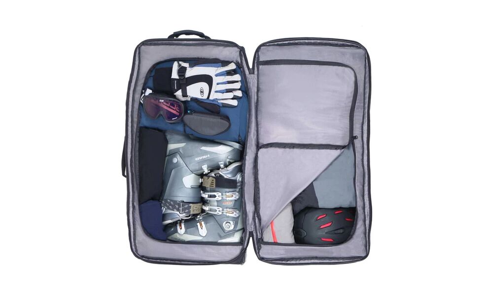 Дорожня сумка на колесах Lifeventure Expedition Clamshell Duffle (Black), 110 л, зображення 8
