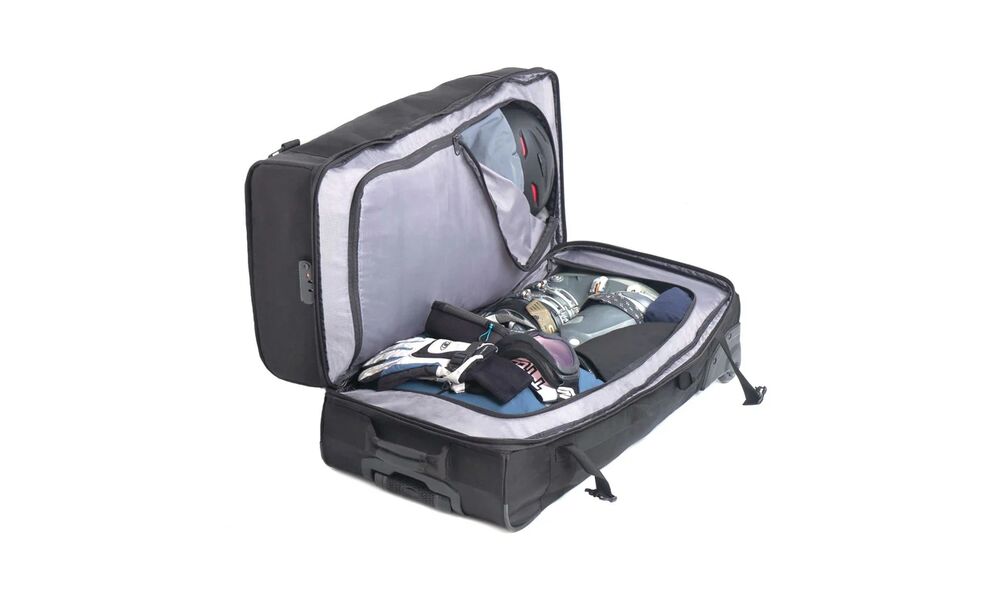 Дорожня сумка на колесах Lifeventure Expedition Clamshell Duffle (Black), 110 л, зображення 9