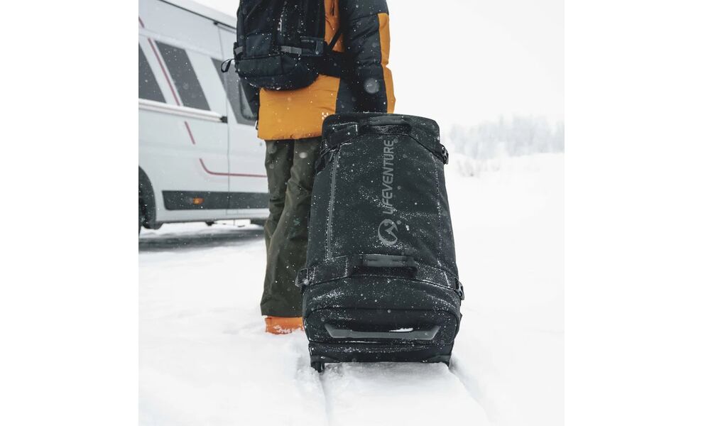 Дорожня сумка на колесах Lifeventure Expedition Clamshell Duffle (Black), 110 л, зображення 15