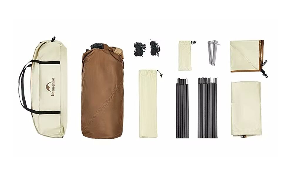Автоматичний кемпінговий шатер з тентом Naturehike CNK2550WS010 Ango L (Grey), Колір: Grey, зображення 13