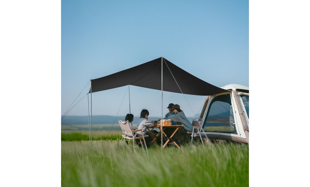 Надувний кемпінговий шатер з тентом Naturehike CNK2550WS017 Ango Air (Brown), Колір: Brown, зображення 7
