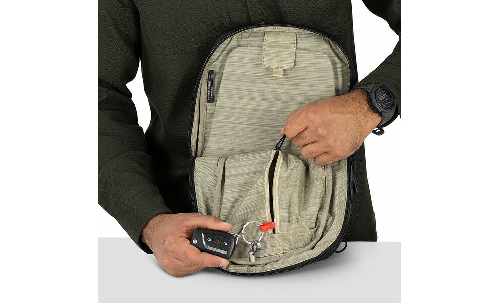 Міська сумка-слінг Osprey Aoede Sling (Black), Об'єм: 6,5, Колір виробника: Black, зображення 8