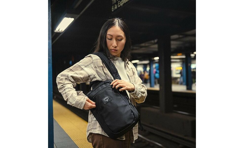 Міська сумка-слінг Osprey Aoede Sling (Black), Об'єм: 6,5, Колір виробника: Black, зображення 12