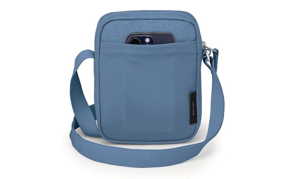 Міська сумка-месенджер Osprey Arcane Crossbody Small (Nirvana Blue Heather), Об'єм: 1,5, Колір виробника: Nirvana Blue Heather, зображення 2