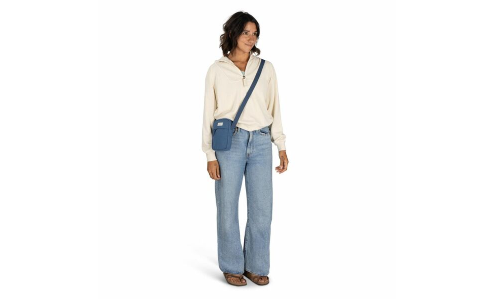 Міська сумка-месенджер Osprey Arcane Crossbody Small (Nirvana Blue Heather), Об'єм: 1,5, Колір виробника: Nirvana Blue Heather, зображення 8