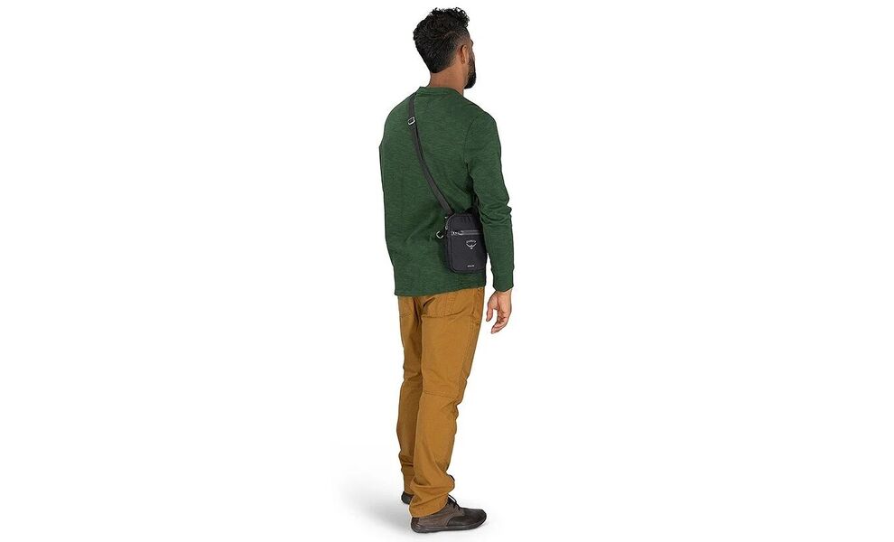 Міська сумка-месенджер Osprey Daylite Crossbody Small (Black), Об'єм: 1, Колір виробника: Black, зображення 8