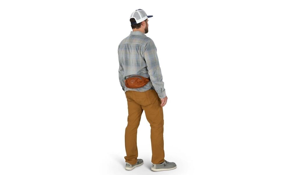 Складна сумка на пояс Osprey Ultralight Stuff Waist (Tundra Green), Об'єм: 2, Колір виробника: Tundra Green, зображення 5