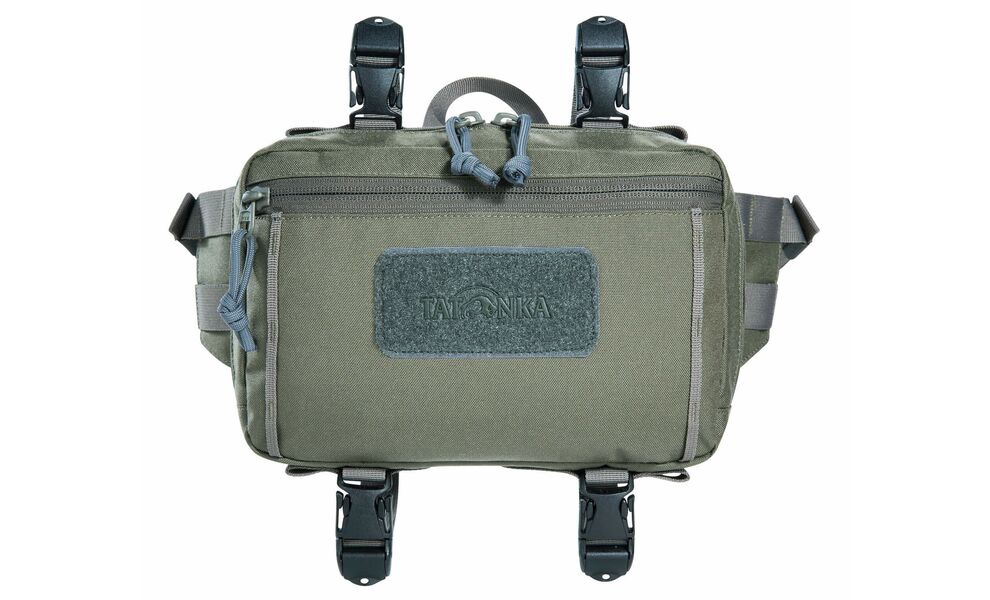Сумка на пояс Tatonka Hip & Bar Pouch BC (Stone Grey Olive), Об'єм: 3, Колір виробника: Stone Grey Olive, зображення 3