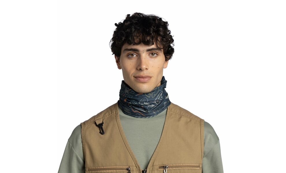 Літній шарф-труба BUFF® Coolnet UV+ (Largemouth Navy), Колір виробника: Largemouth Navy, зображення 3