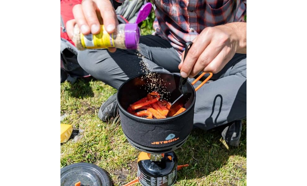 Туристична каструля з теплообмінником та антипригарним покриттям JetBoil Ceramic FluxRing Cook Pot на 1,5 л, анодований алюміній, зображення 8