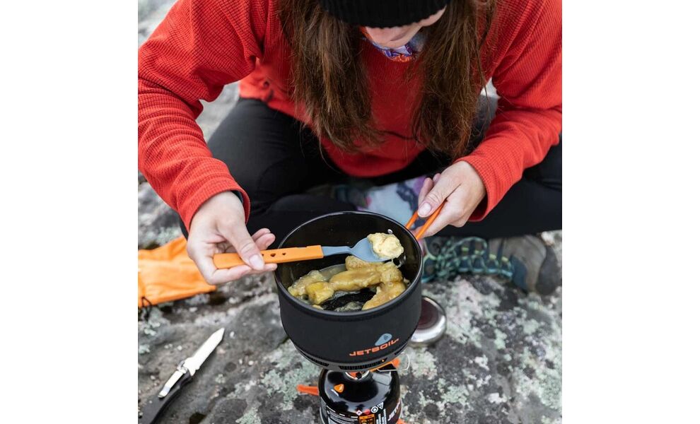 Туристична каструля з теплообмінником та антипригарним покриттям JetBoil Ceramic FluxRing Cook Pot на 1,5 л, анодований алюміній, зображення 10