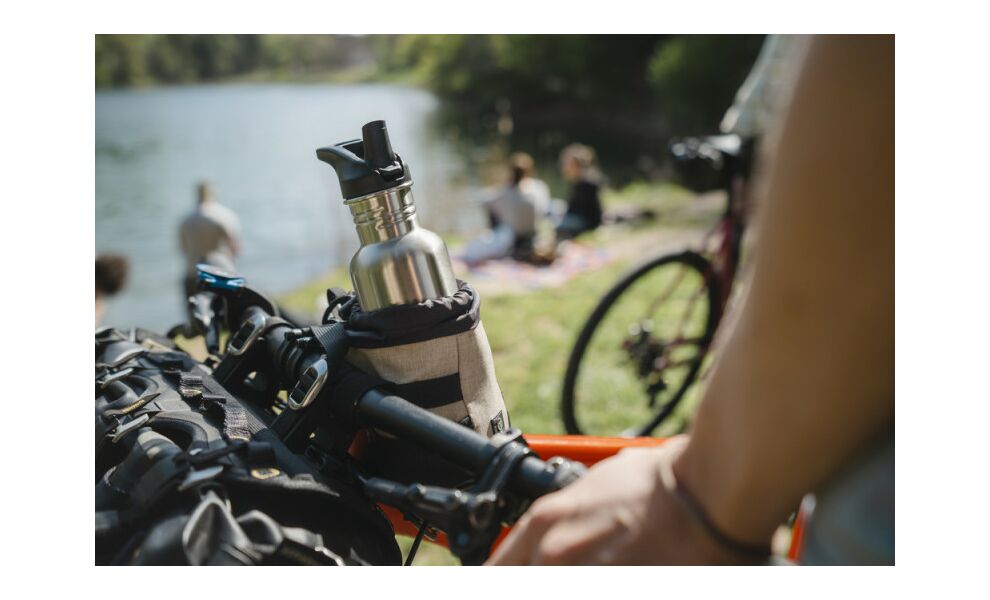 Спортивна пляшка для води з трубочкою Klean Kanteen Classic - Flip Sport (Sea Spray) на 800 мл, нержавіюча сталь, Об'єм: 800, Колір виробника: Sea Spray, зображення 6