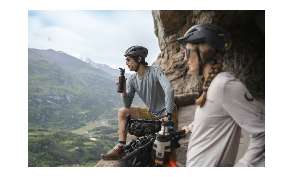 Спортивна пляшка для води з трубочкою Klean Kanteen Classic - Flip Sport (Sea Spray) на 800 мл, нержавіюча сталь, Об'єм: 800, Колір виробника: Sea Spray, зображення 7