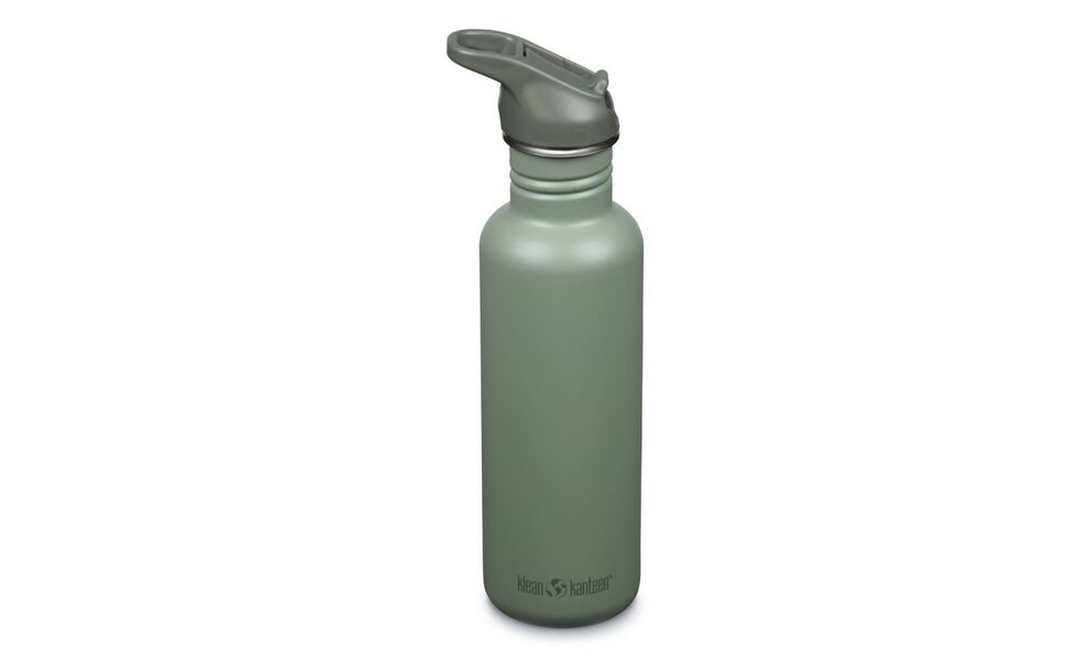 Спортивна пляшка для води з трубочкою Klean Kanteen Classic - Flip Sport (Sea Spray) на 800 мл, нержавіюча сталь, Об'єм: 800, Колір виробника: Sea Spray, зображення 2