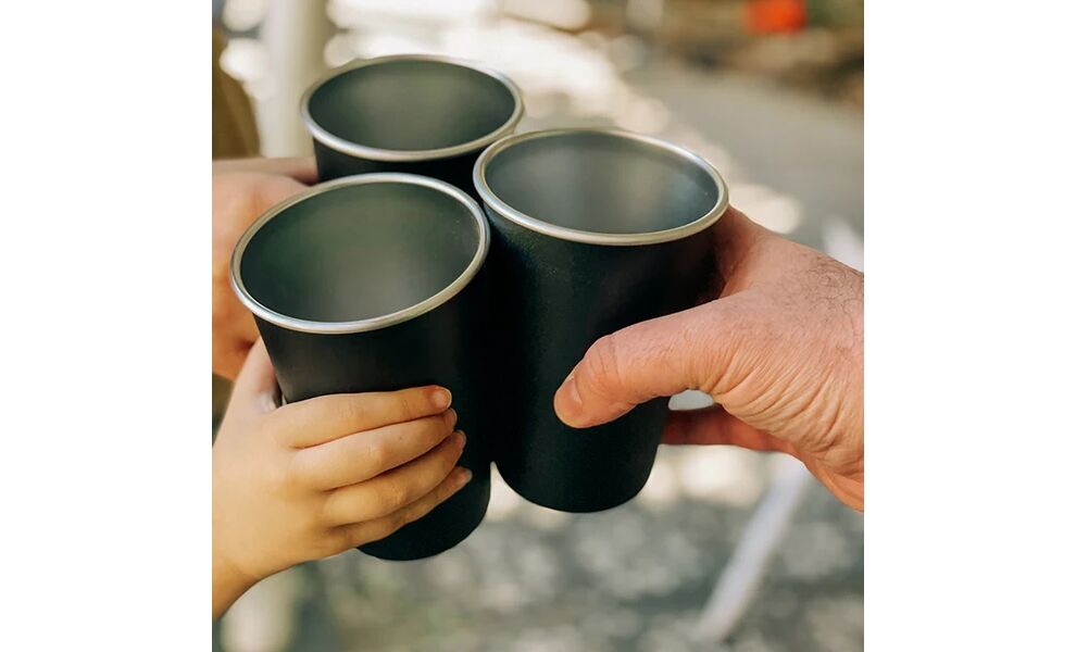 Туристичний стакан Klean Kanteen Pint Cup на 473 мл, нержавіюча сталь, Об'єм: 473, Колір: Brushed Stainless, зображення 4