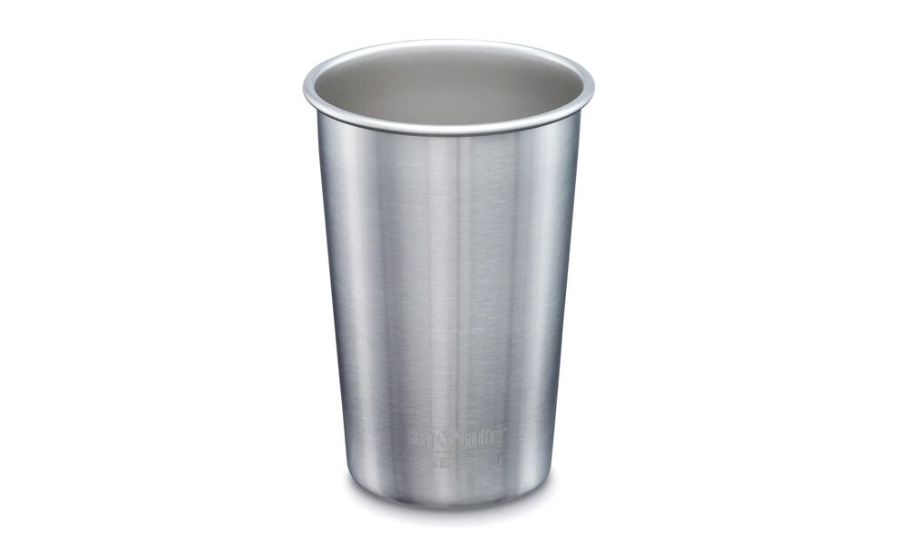 Туристичний стакан Klean Kanteen Pint Cup на 473 мл, нержавіюча сталь, Об'єм: 473, Колір: Brushed Stainless, зображення 2