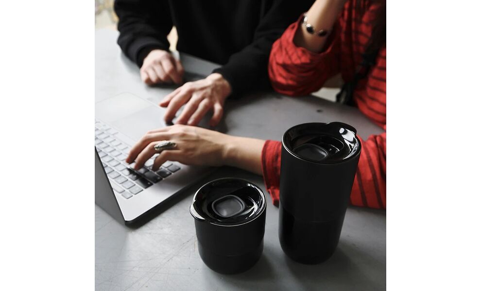 Термокружка для кави Klean Kanteen Rise Lowball Slide (Barely Blue) на 237 мл, Об'єм: 237, Колір: Barely Blue, зображення 9