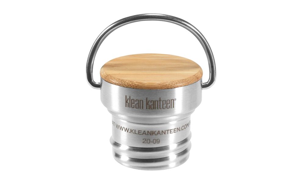 Термопляшка Klean Kanteen Rise Reflect Bamboo на 592 мл, Об'єм: 592, Колір виробника: Metal, зображення 3
