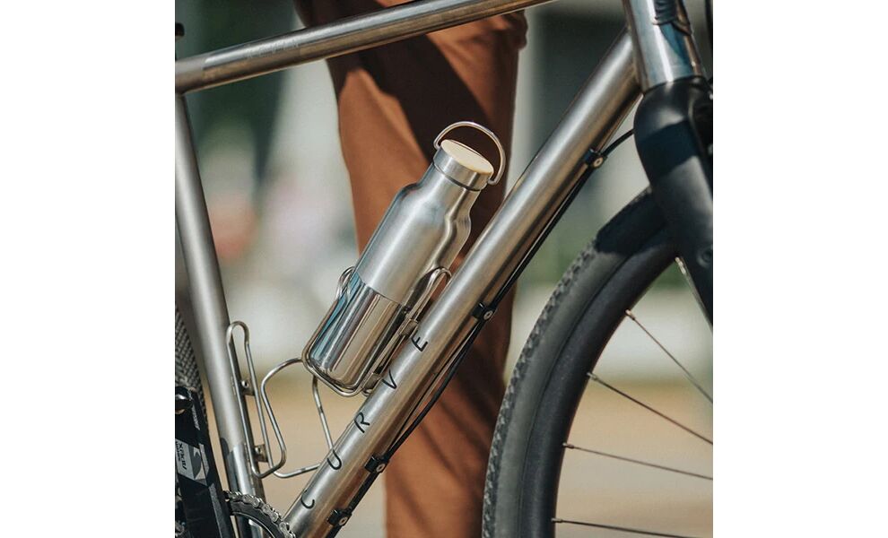 Термопляшка Klean Kanteen Rise Reflect Bamboo на 592 мл, Об'єм: 592, Колір виробника: Metal, зображення 9