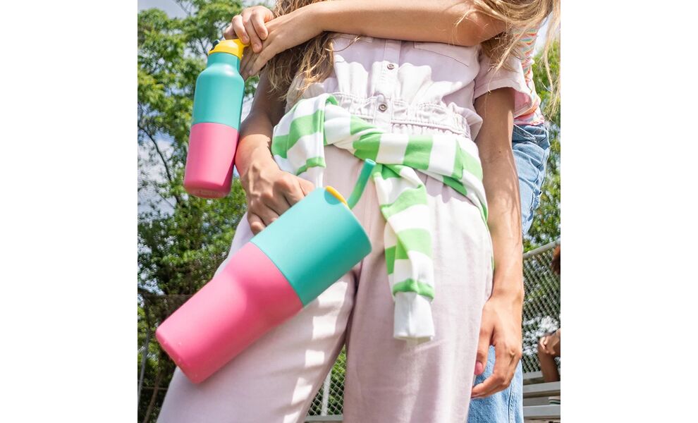 Термокружка з трубочкою та ручкою Klean Kanteen Rise (Black) на 1064 мл, Об'єм: 1064, Колір: Black, зображення 6