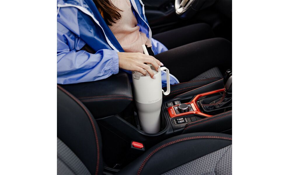 Термокружка з трубочкою та ручкою Klean Kanteen Rise (Black) на 1064 мл, Об'єм: 1064, Колір: Black, зображення 10