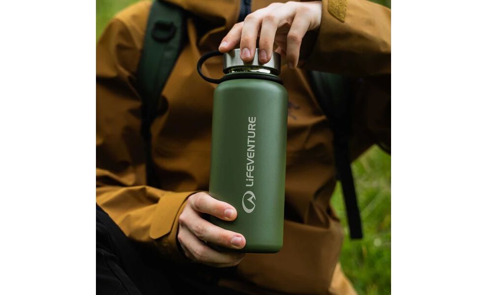 Термопляшка Lifeventure SS Flask (Khaki) на 1000 мл, Об'єм: 1000, Колір виробника: Khaki, зображення 4