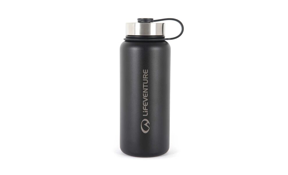 Термопляшка Lifeventure SS Flask (Black) на 1000 мл, Об'єм: 1000, Колір виробника: Black, зображення 2