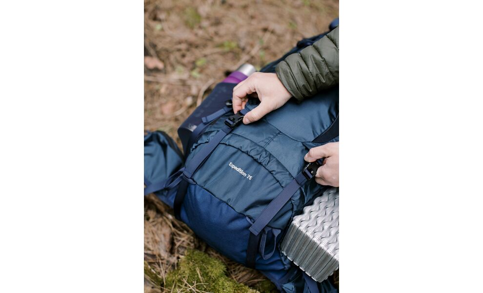 Туристичний рюкзак Tramp Expedition 75 (Navy), Об'єм: 75, Колір виробника: Navy, зображення 26