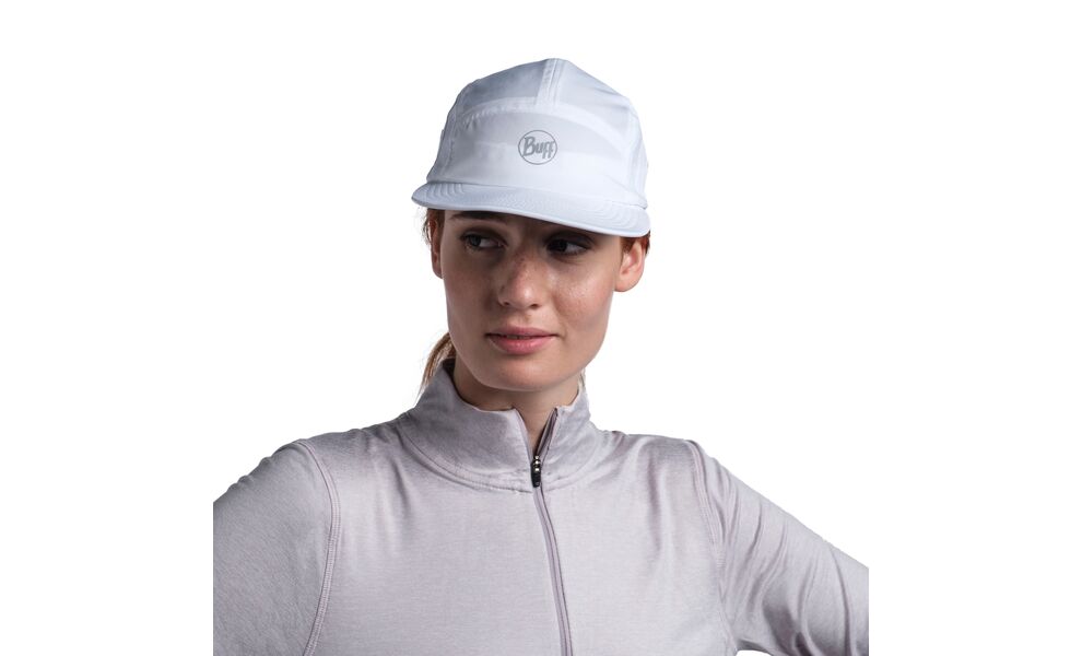 Кепка BUFF® 5 Panel Go (Solid White), Колір виробника: Solid White, Тип розміру: S/M, зображення 3