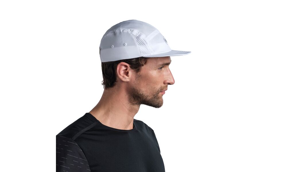 Кепка BUFF® 5 Panel Go (Solid White), Колір виробника: Solid White, Тип розміру: S/M, зображення 6