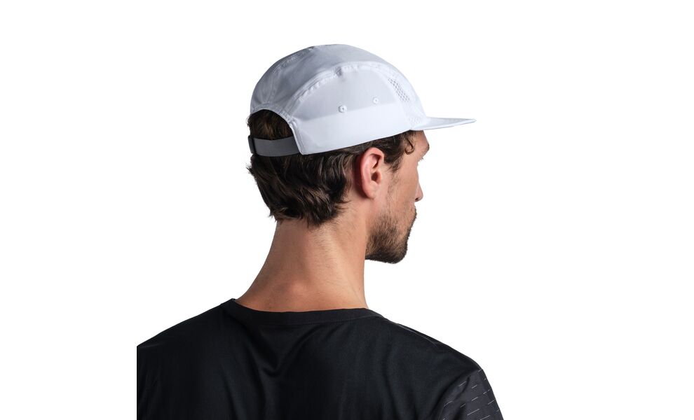Кепка BUFF® 5 Panel Go (Solid White), Колір виробника: Solid White, Тип розміру: L/XL, зображення 5