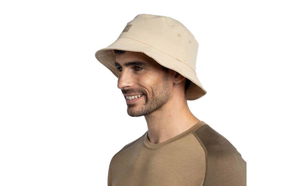 Складна панама BUFF® Adventure Bucket (Solid Sand), Колір виробника: Solid Sand, Тип розміру: L/XL, зображення 5