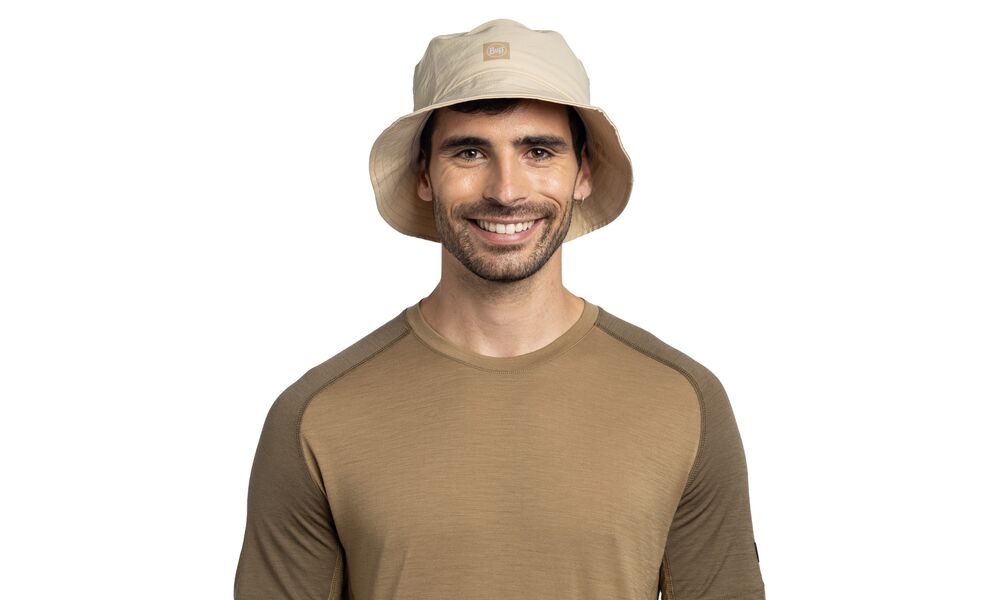 Складна панама BUFF® Adventure Bucket (Solid Sand), Колір виробника: Solid Sand, Тип розміру: S/M, зображення 4