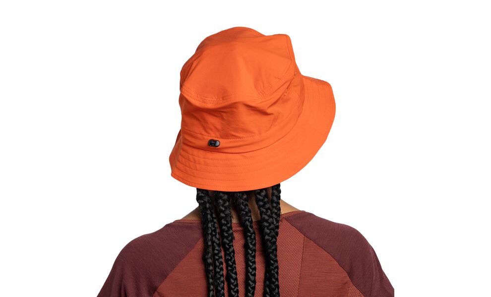 Складна панама BUFF® Adventure Bucket (Solid Poppy), Колір виробника: Solid Poppy, Тип розміру: S/M, зображення 6