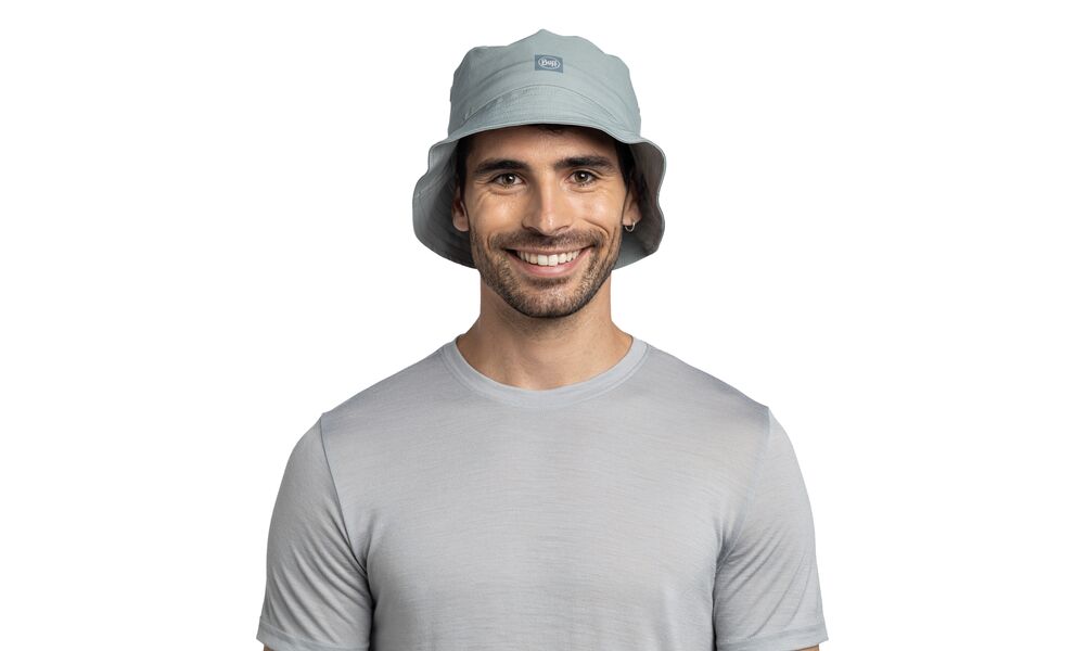 Складна панама BUFF® Adventure Bucket (Solid Flint), Колір виробника: Solid Flint, Тип розміру: S/M, зображення 4